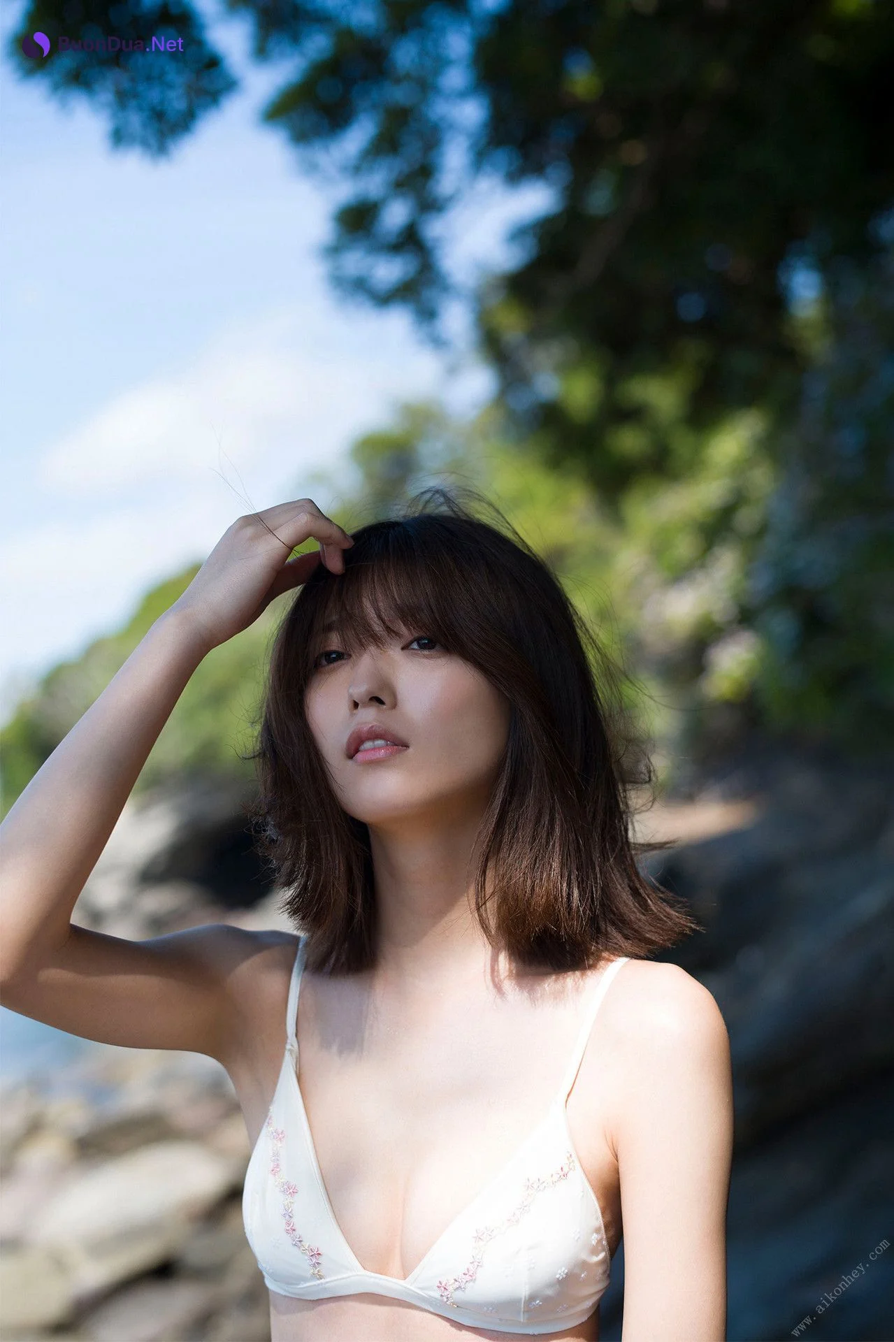 Mio Kudo 工藤美桜, ＦＲＩＤＡＹデジタル写真集 センチメンタルな柔肌 Set.04 - 사진 20