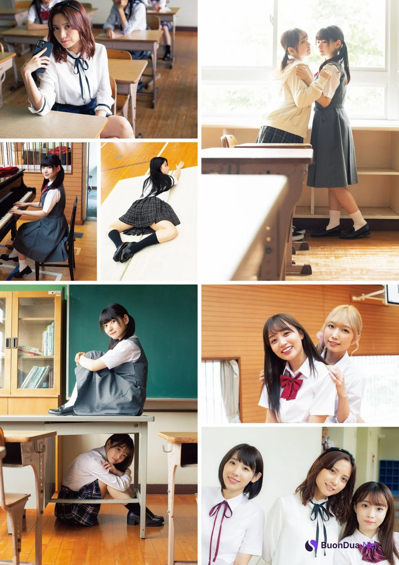Mio Minato 水湊みお, Rui Takanashi 小鳥遊るい, ENTAME増刊 2021.10 魁!! ゼロイチ学園ビジュアルブック - Photo 18
