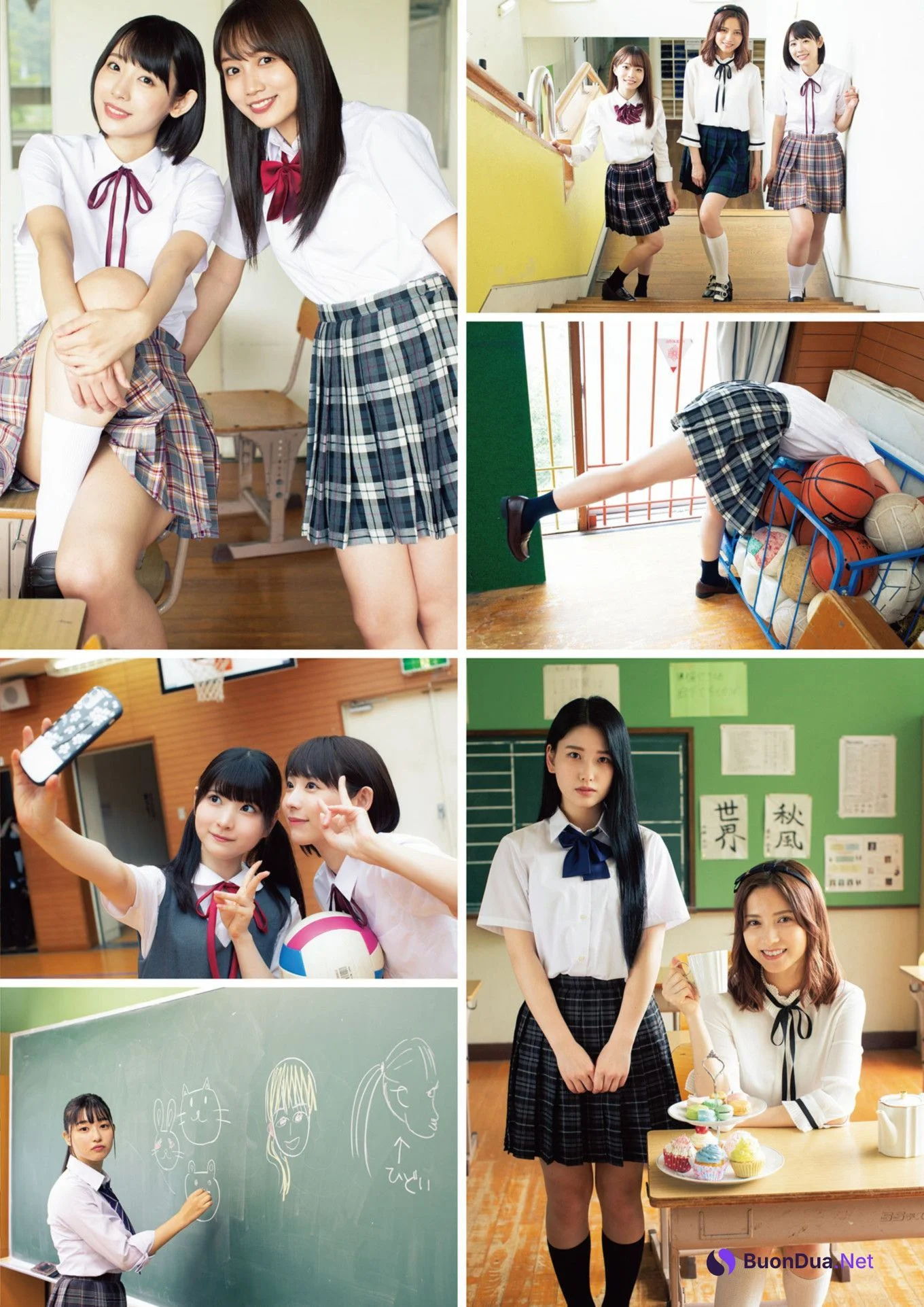 Mio Minato 水湊みお, Rui Takanashi 小鳥遊るい, ENTAME増刊 2021.10 魁!! ゼロイチ学園ビジュアルブック - Photo 19