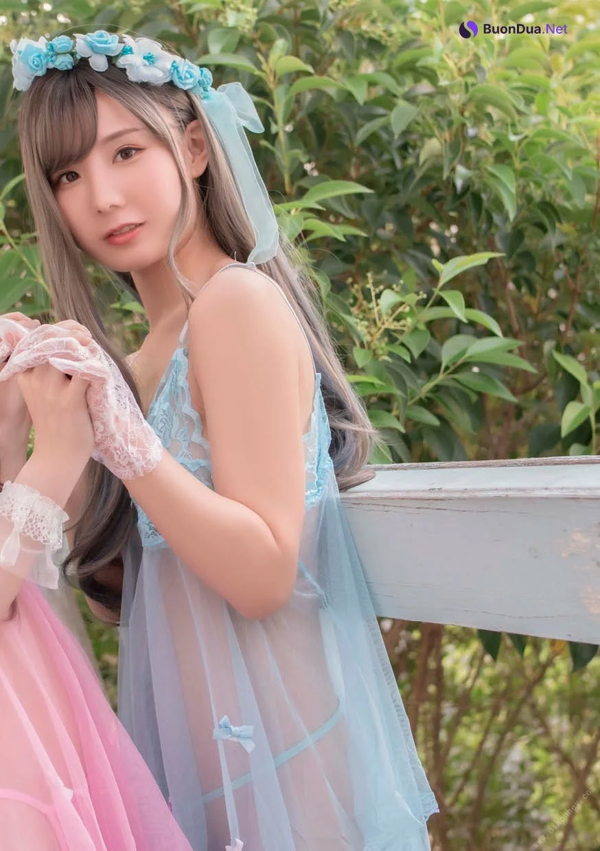 Miru Sakamichi 坂道みる, Mizuki Aiga 藍芽みずき, デジタル写真集 Count sheep [DeepSleep] Set.03 - รูปภาพ 2
