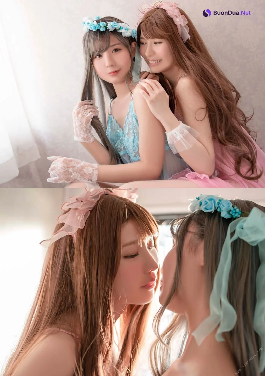 Miru Sakamichi 坂道みる, Mizuki Aiga 藍芽みずき, デジタル写真集 Count sheep [DeepSleep] Set.03 - รูปภาพ 6