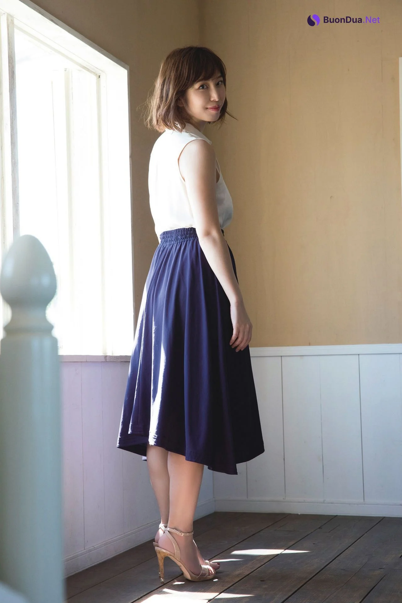 Misumi Shiochi 塩地美澄, ＦＲＩＤＡＹデジタル写真集 「日本一のフェロモン美女アナと官能トリップ」 Set.01 - 照片 12