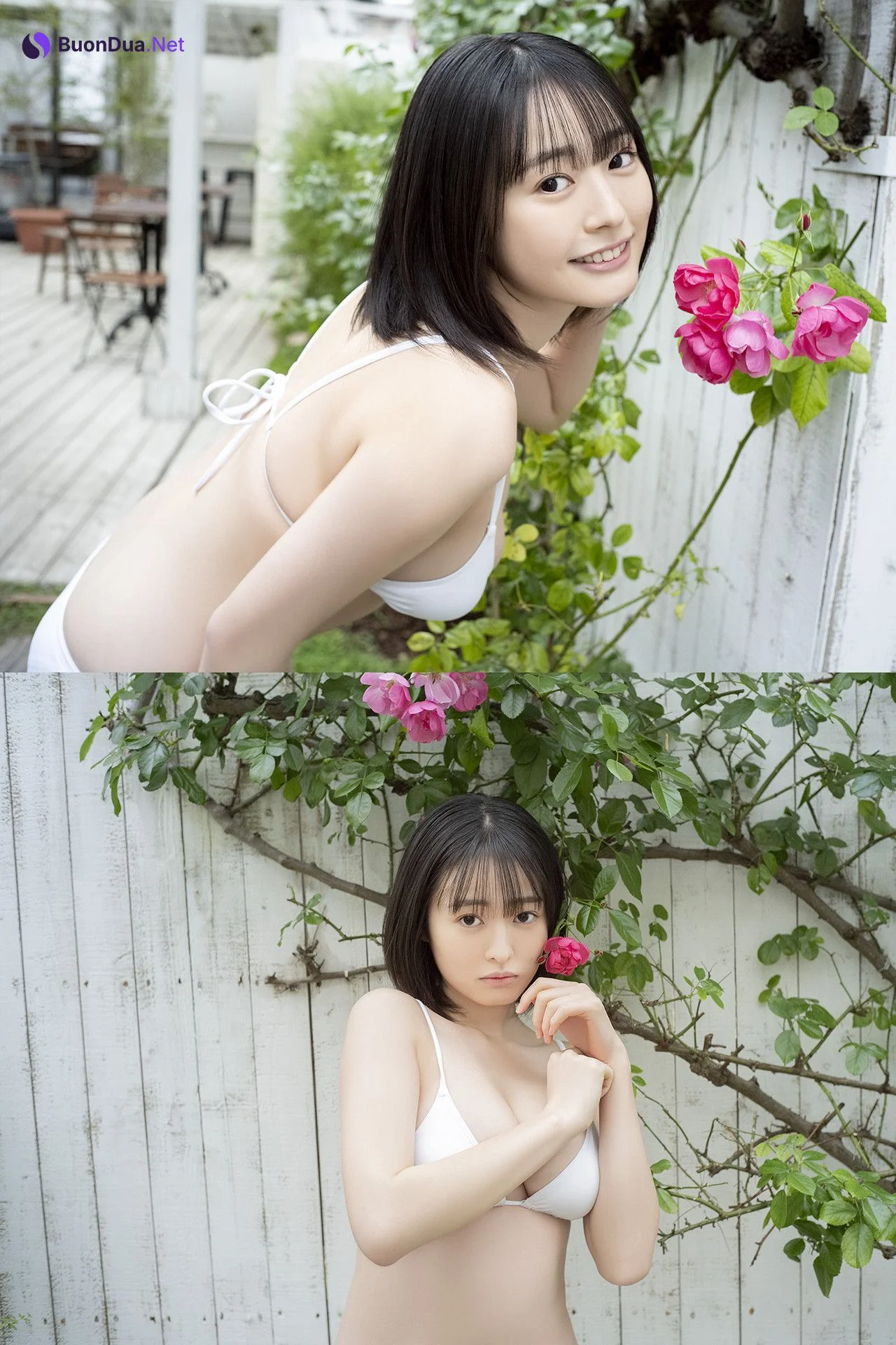 Miu Shirahama 白濱美兎, 漫画アクションデジタル写真集 「Pure White」 Set.01 - Photo 18