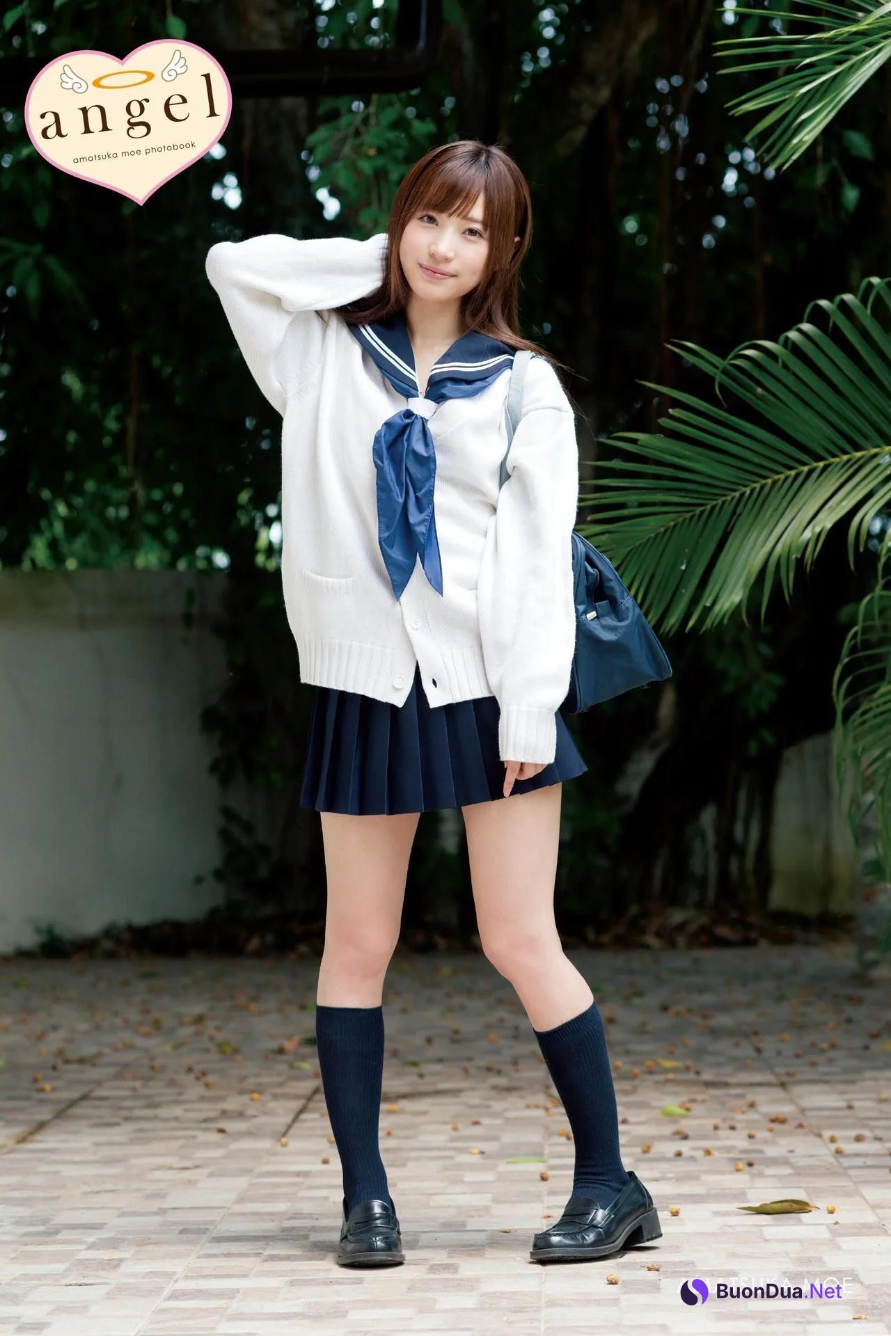 Moe Amatsuka 天使もえ, 写真集 「ANGEL」 Set.01 - รูปภาพ 2
