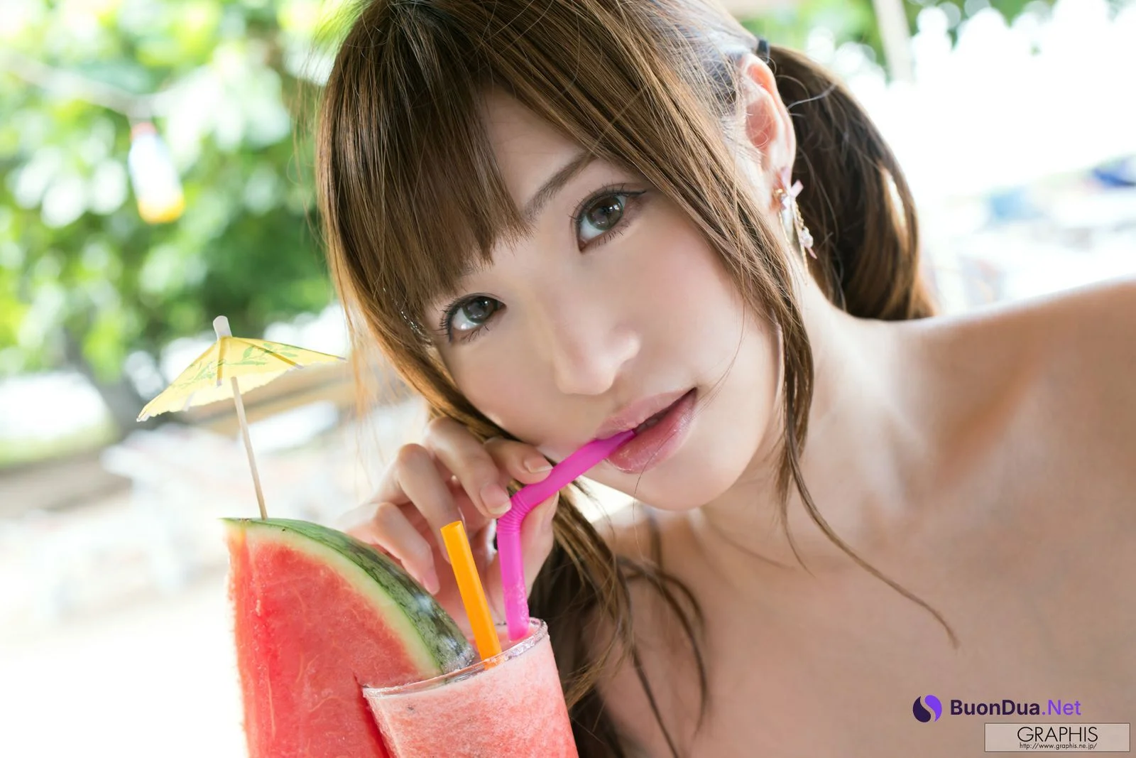 Moe Amatsuka 天使もえ, [Graphis] Gals 「Tropiacl Summer!」 Vol.01 - Photo 14