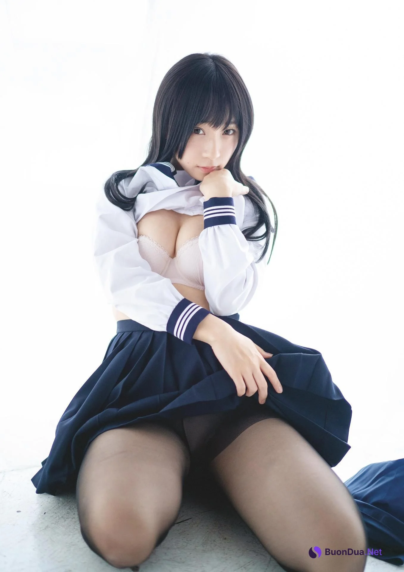 Moe Iori 伊織もえ, 写真集 1億3000万人の黒タイツ星人！黒だ白だ正義だ悪だ関係ないッ！！パンツが正義を守るお♥ Set 03 - Photo 13