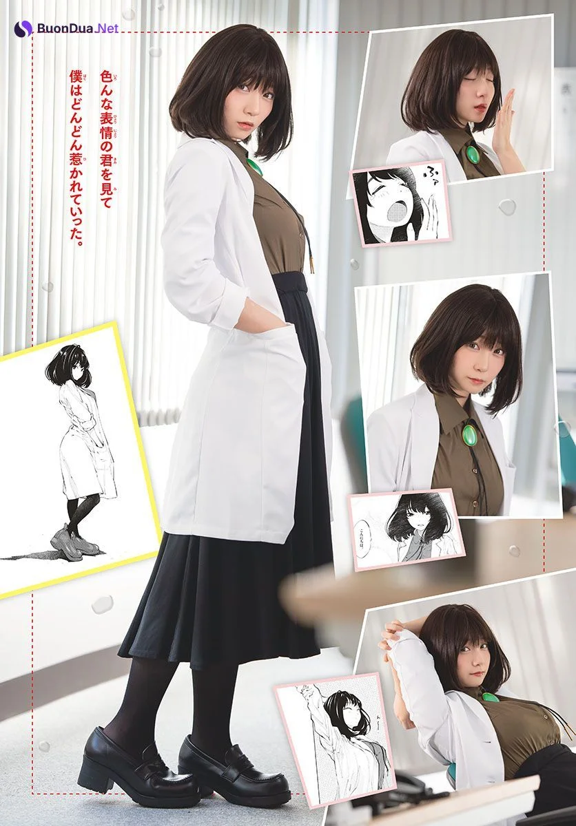 Moe Iori 伊織もえ, Gessan ゲッサン 2022.03 - Photo 4