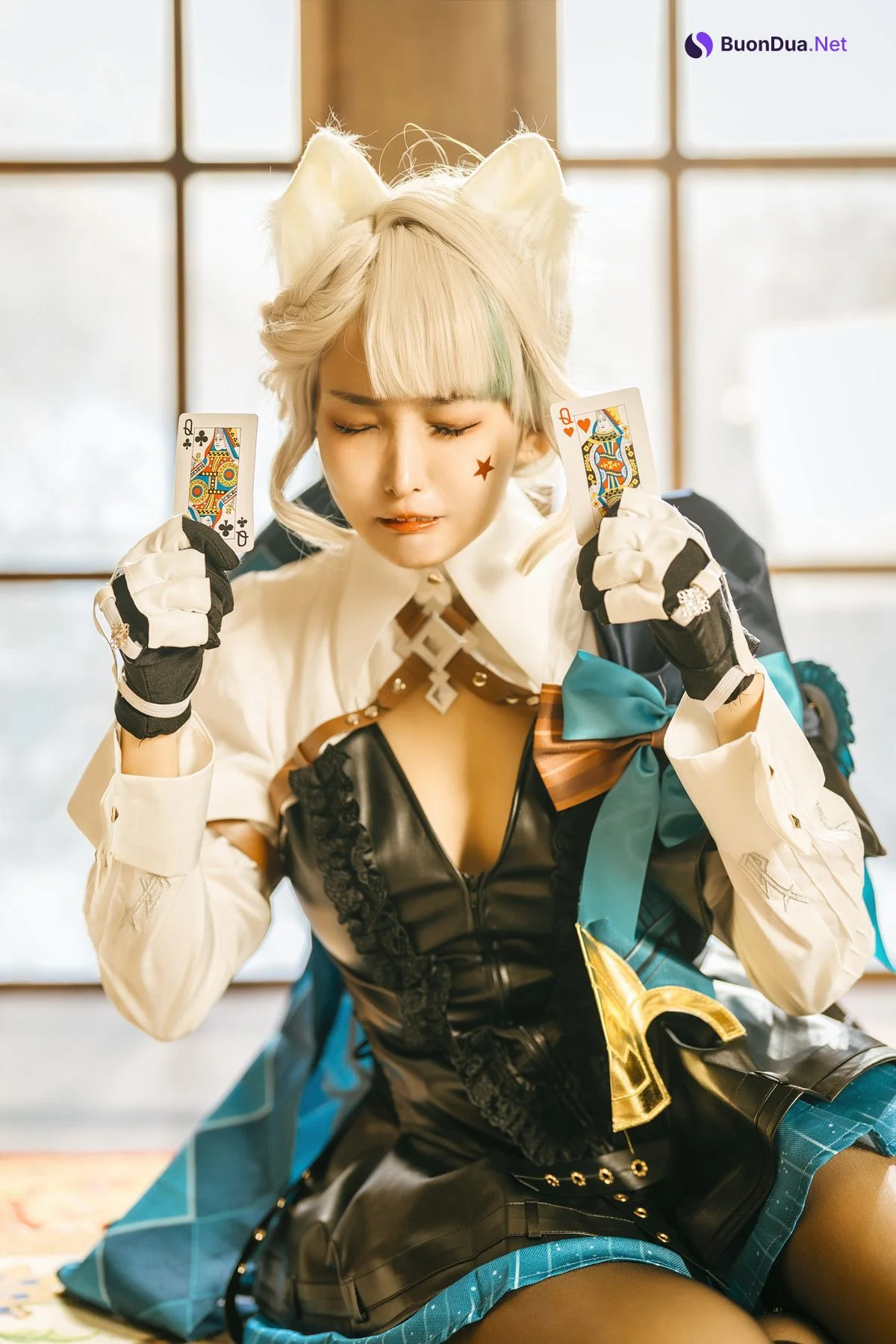 慕慕Momo, ヌード写真集 原神 Genshin 琳妮特的色情魔術 室内 - 사진 12