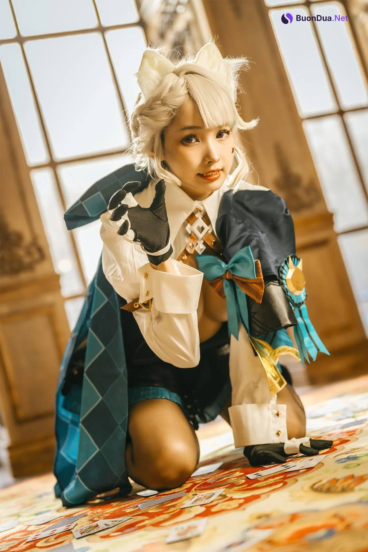 慕慕Momo, ヌード写真集 原神 Genshin 琳妮特的色情魔術 室内 - 사진 16