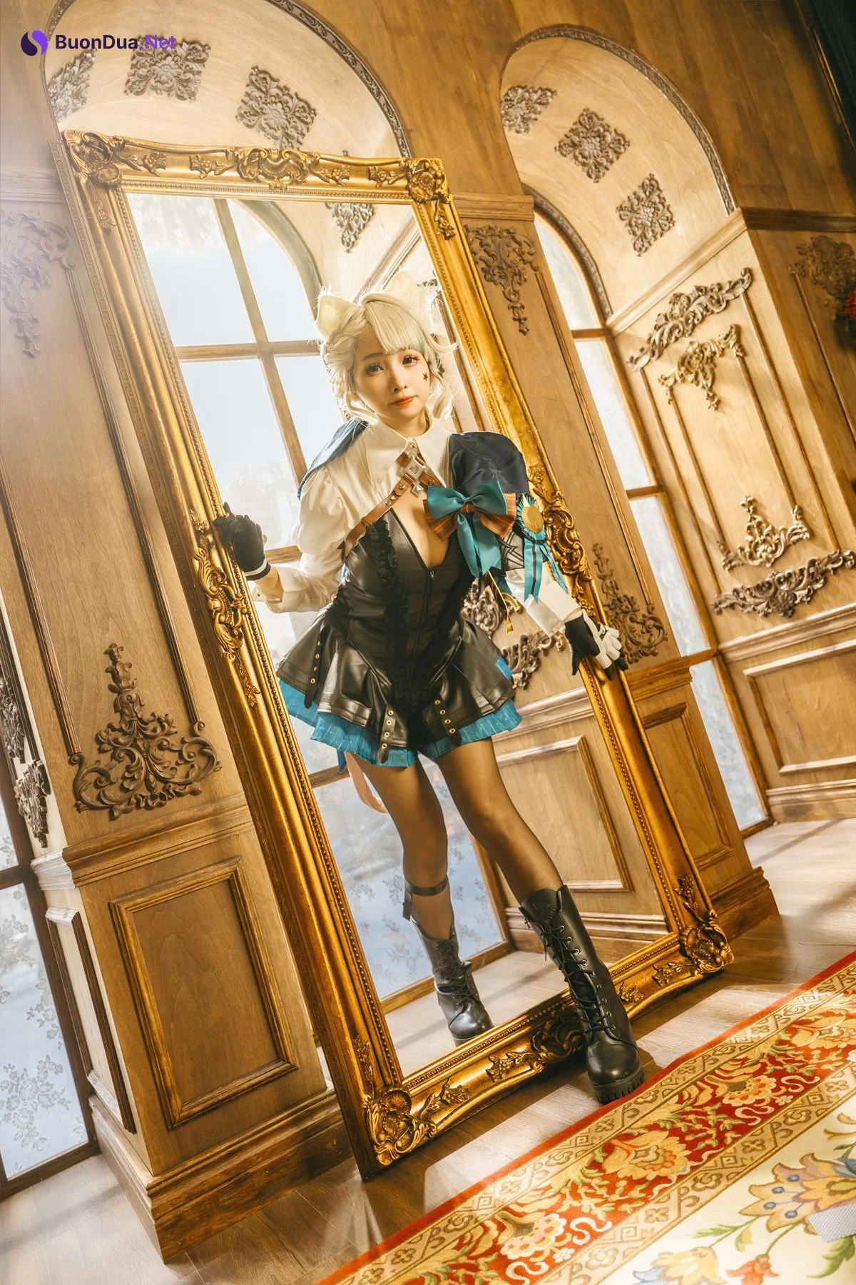 慕慕Momo, ヌード写真集 原神 Genshin 琳妮特的色情魔術 室内 - 사진 2