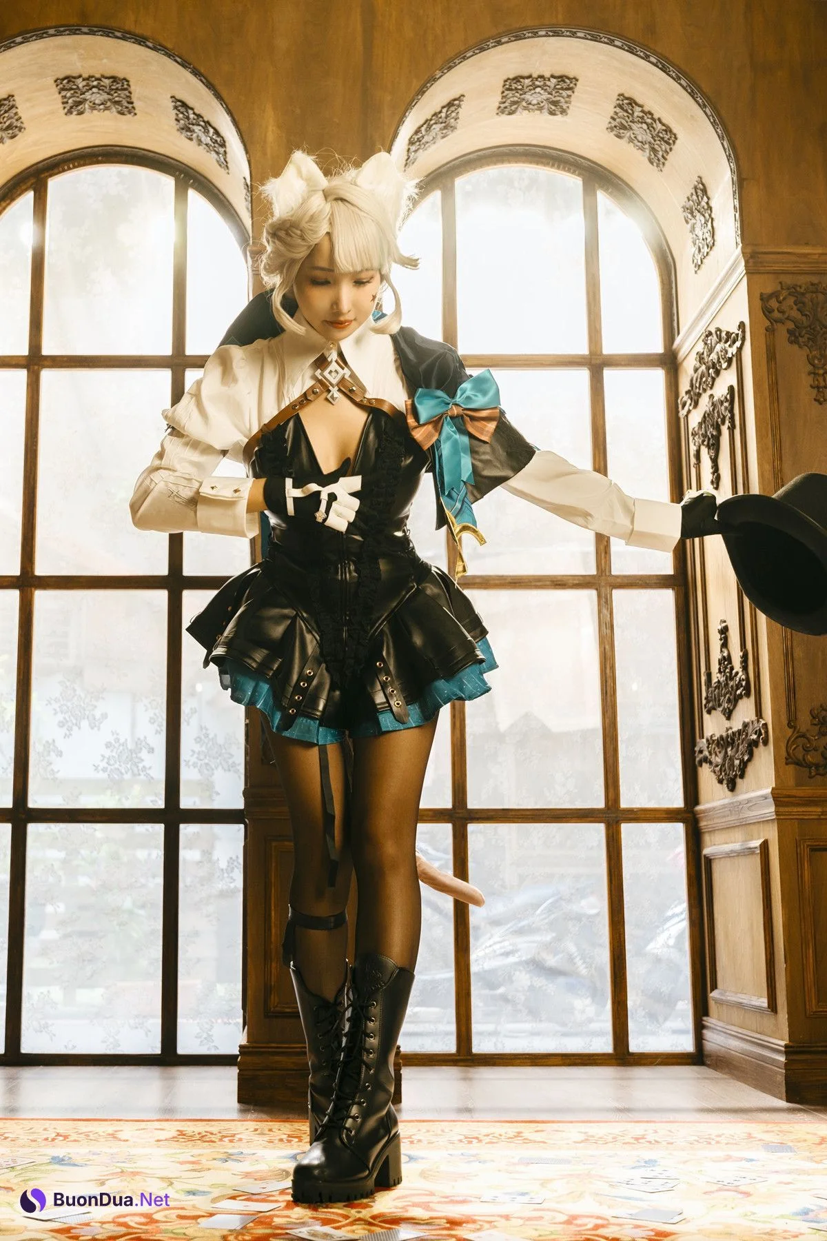慕慕Momo, ヌード写真集 原神 Genshin 琳妮特的色情魔術 室内 - 사진 6