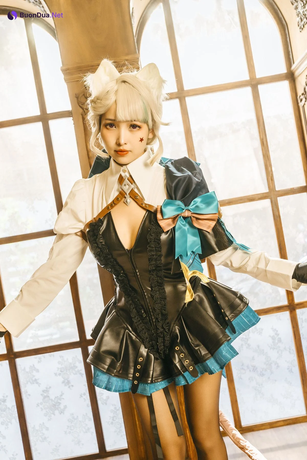 慕慕Momo, ヌード写真集 原神 Genshin 琳妮特的色情魔術 室内 - 사진 7