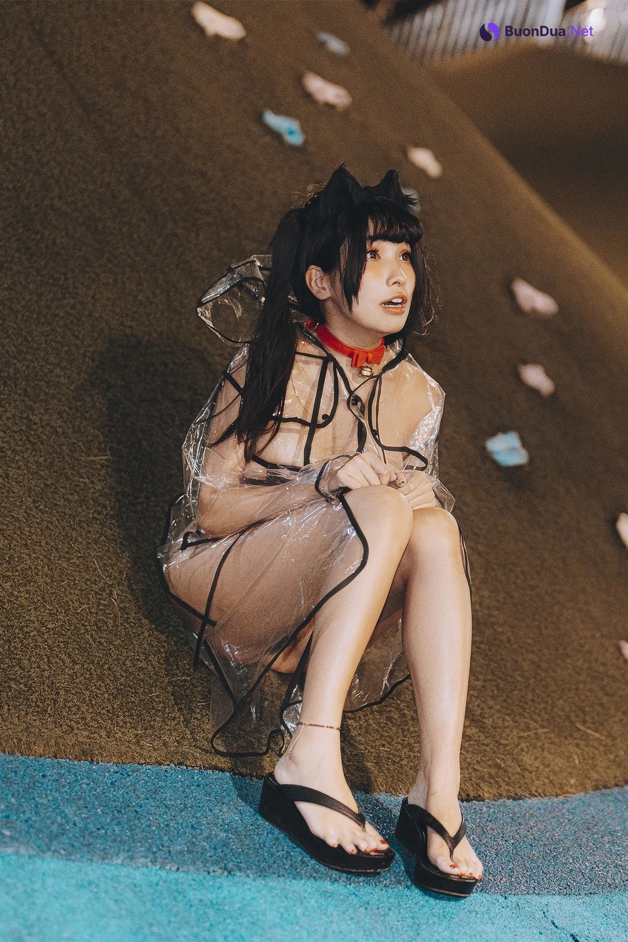 慕慕Momo, ヌード写真集 溜雨衣貓貓 Rainy Day - Photo 5