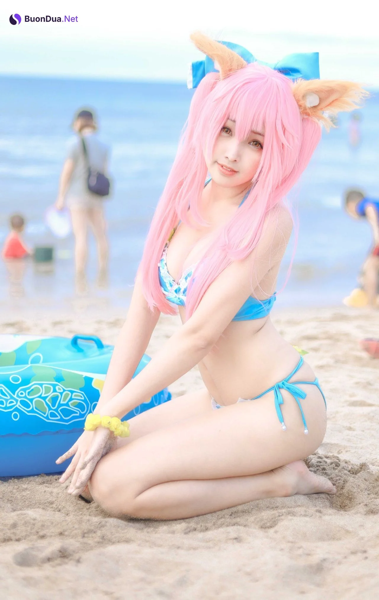 [毛毛喵 momocat] Tamamo no Mae Ver.Swimsuit - Photo 11