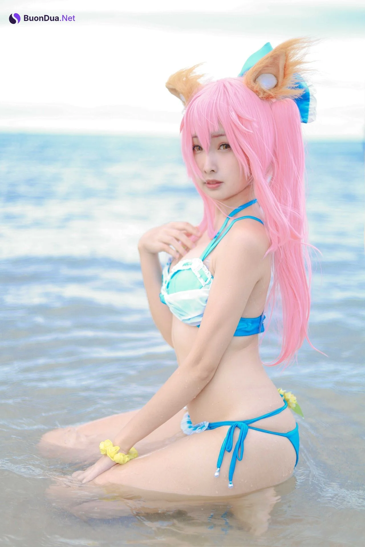 [毛毛喵 momocat] Tamamo no Mae Ver.Swimsuit - Photo 15