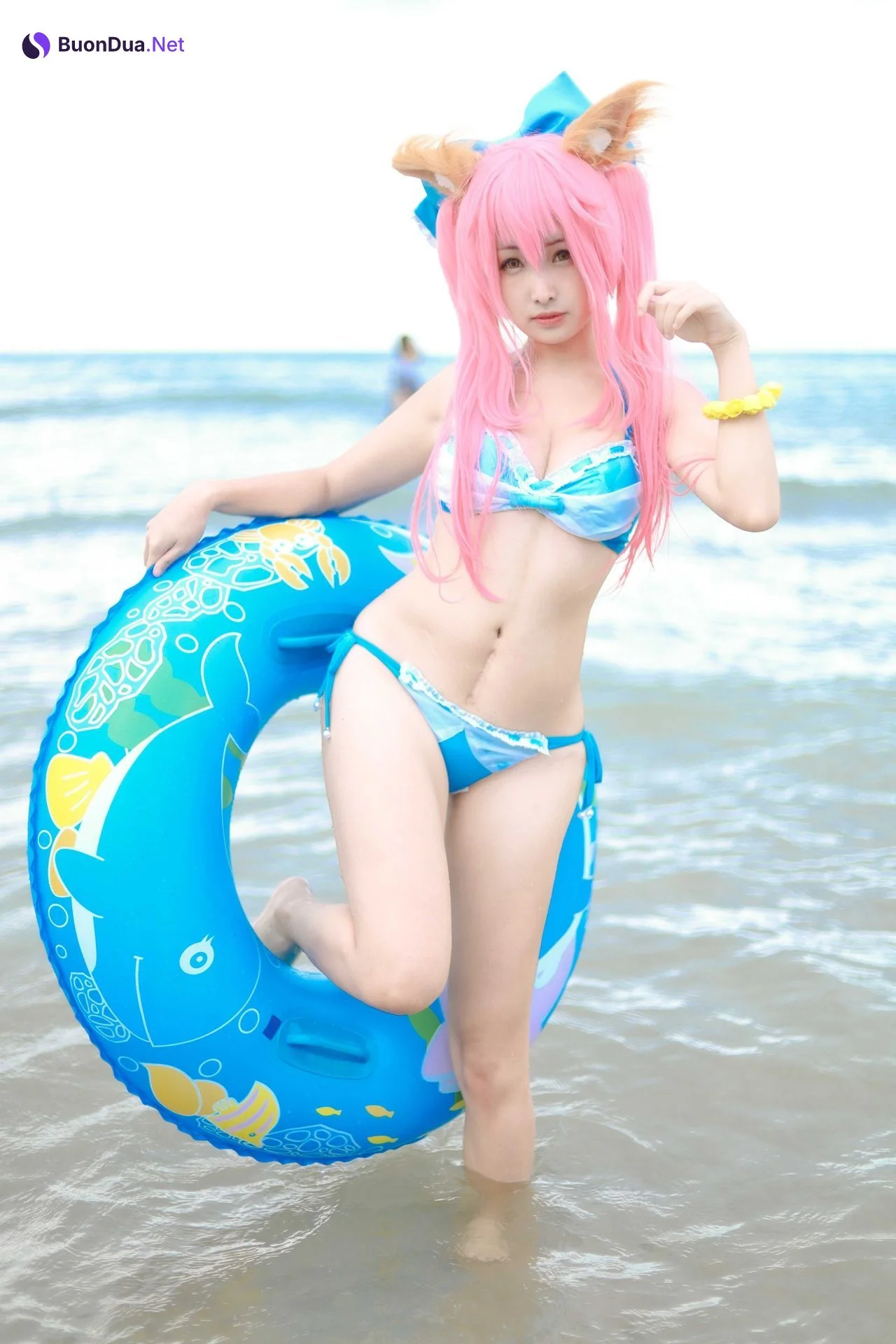 [毛毛喵 momocat] Tamamo no Mae Ver.Swimsuit - Photo 16