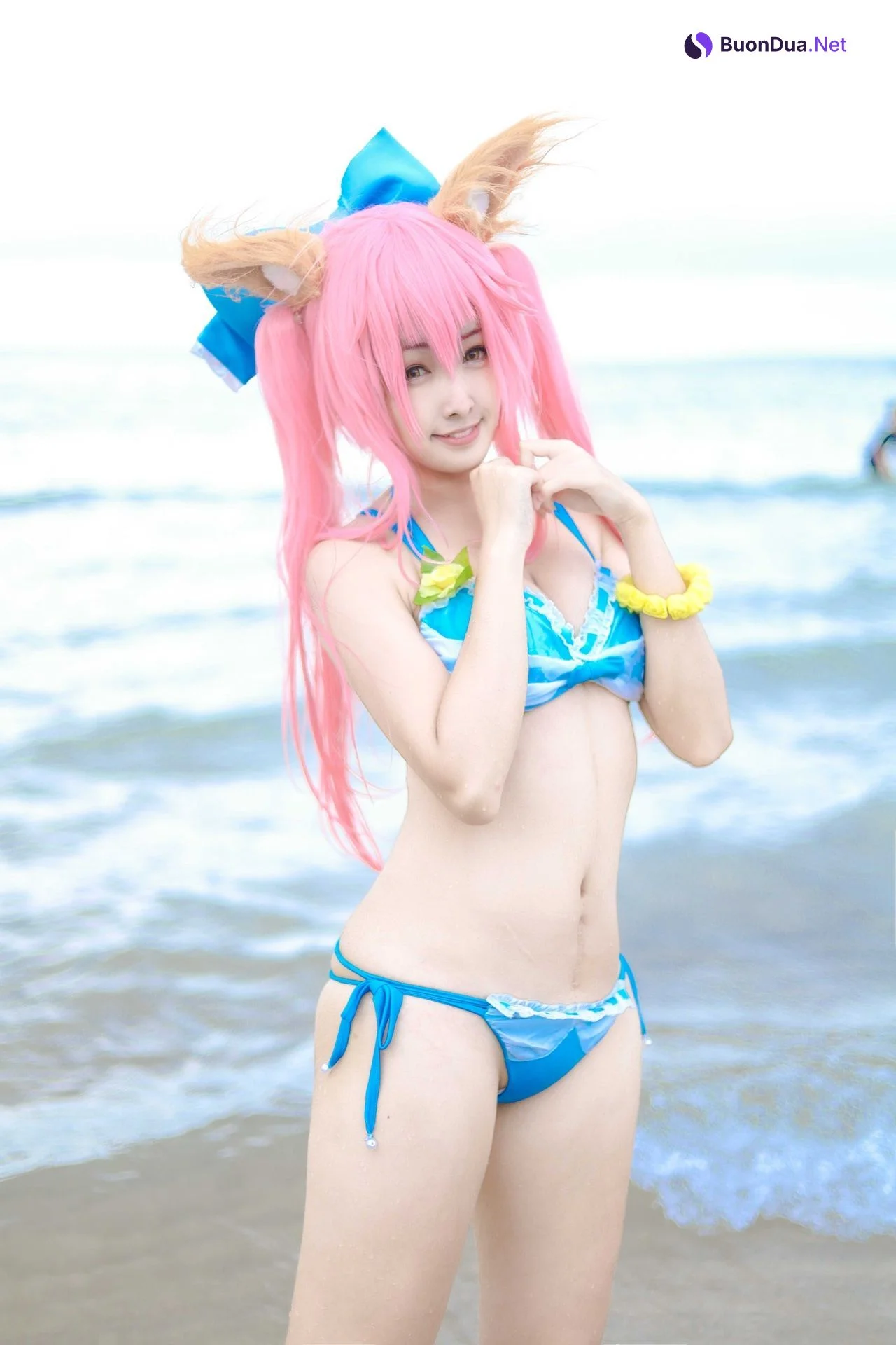 [毛毛喵 momocat] Tamamo no Mae Ver.Swimsuit - Photo 18