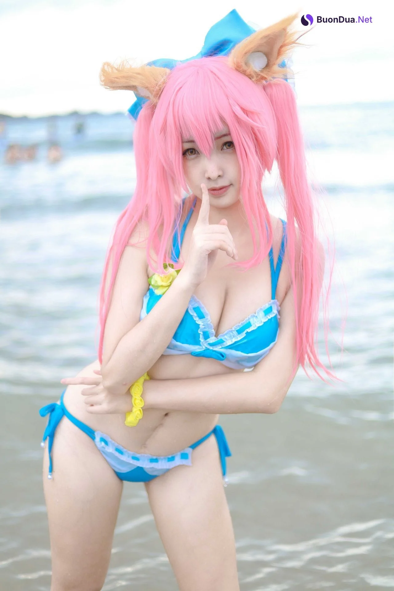 [毛毛喵 momocat] Tamamo no Mae Ver.Swimsuit - Photo 19