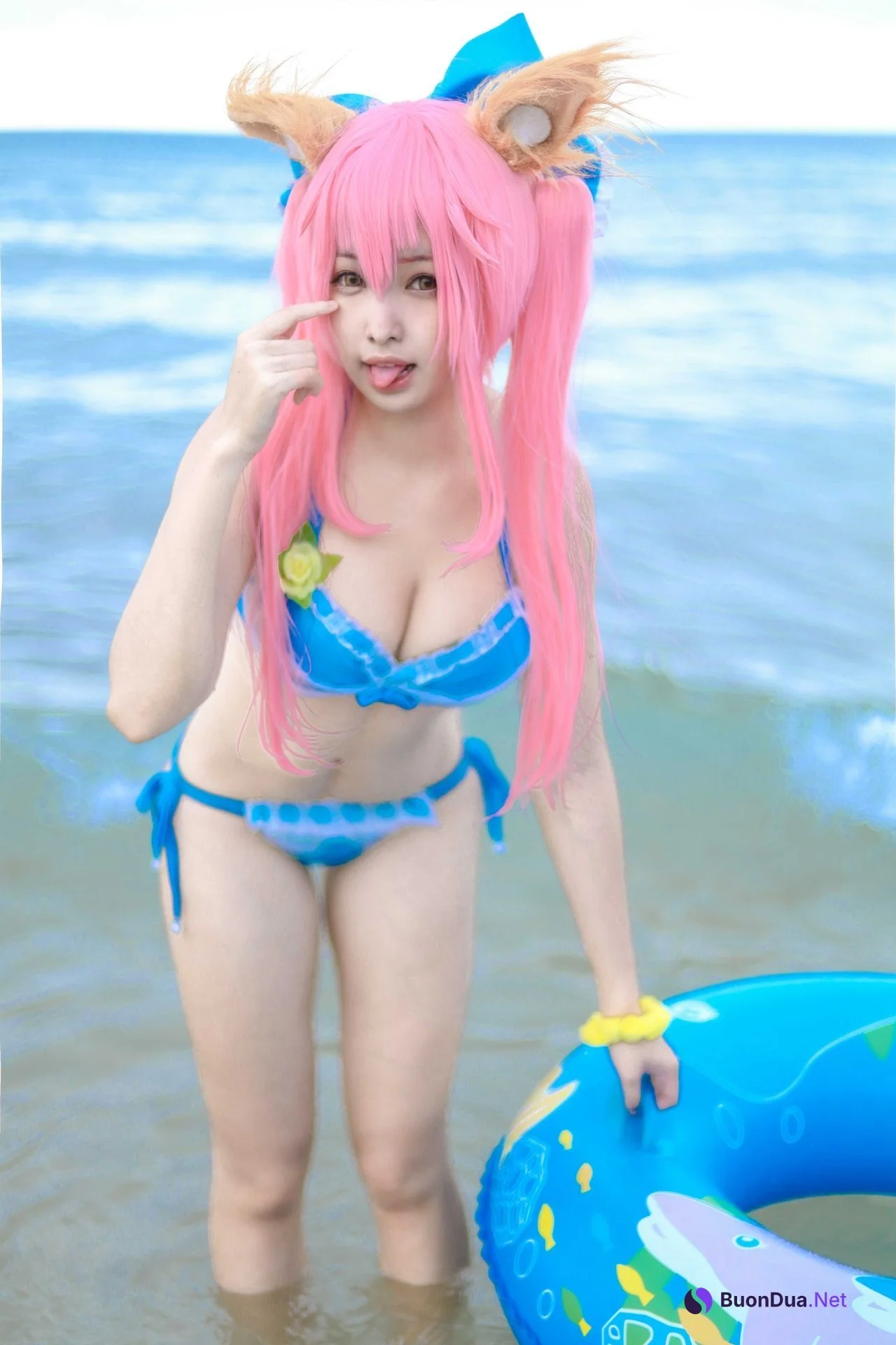 [毛毛喵 momocat] Tamamo no Mae Ver.Swimsuit - Photo 20