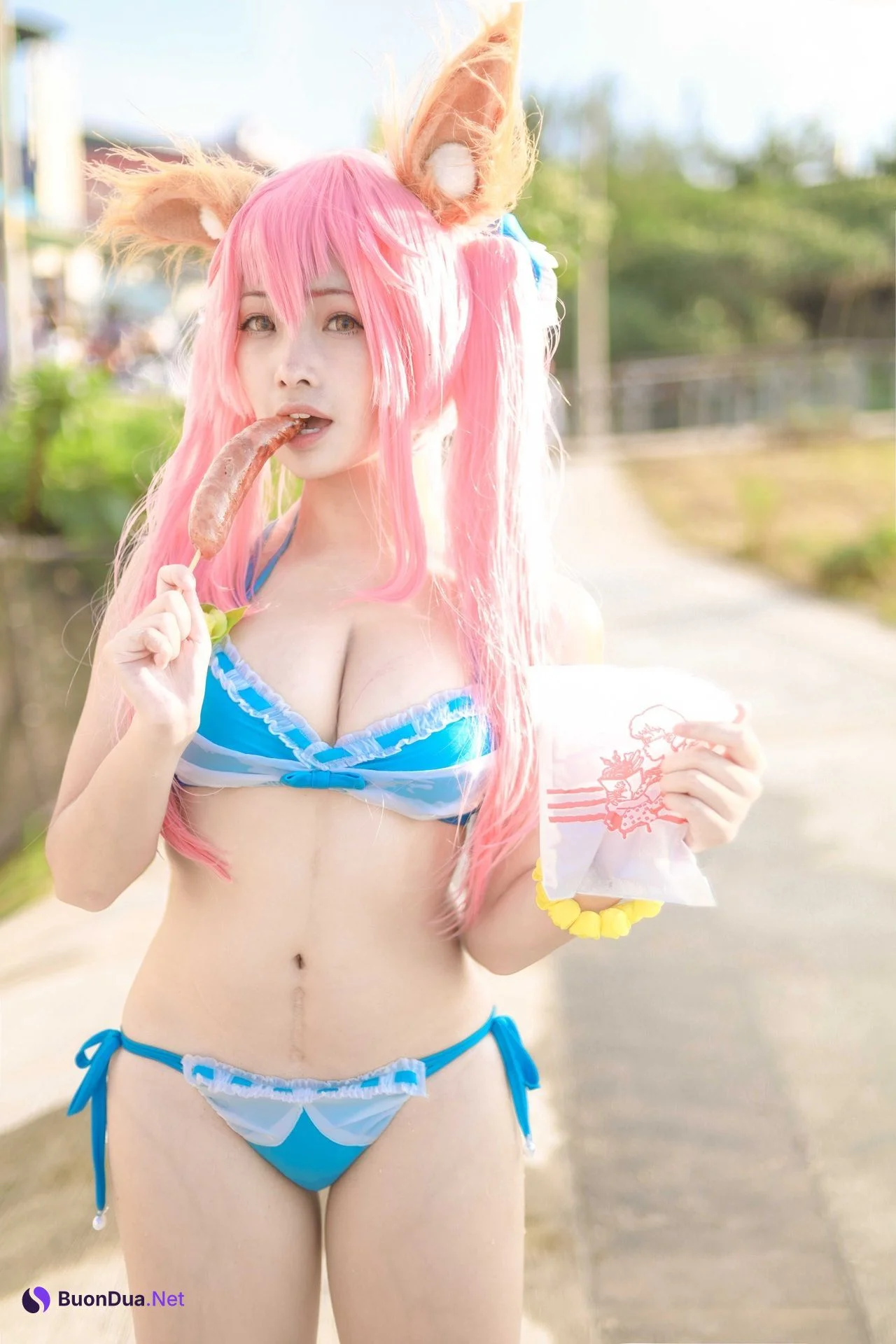 [毛毛喵 momocat] Tamamo no Mae Ver.Swimsuit - Photo 3