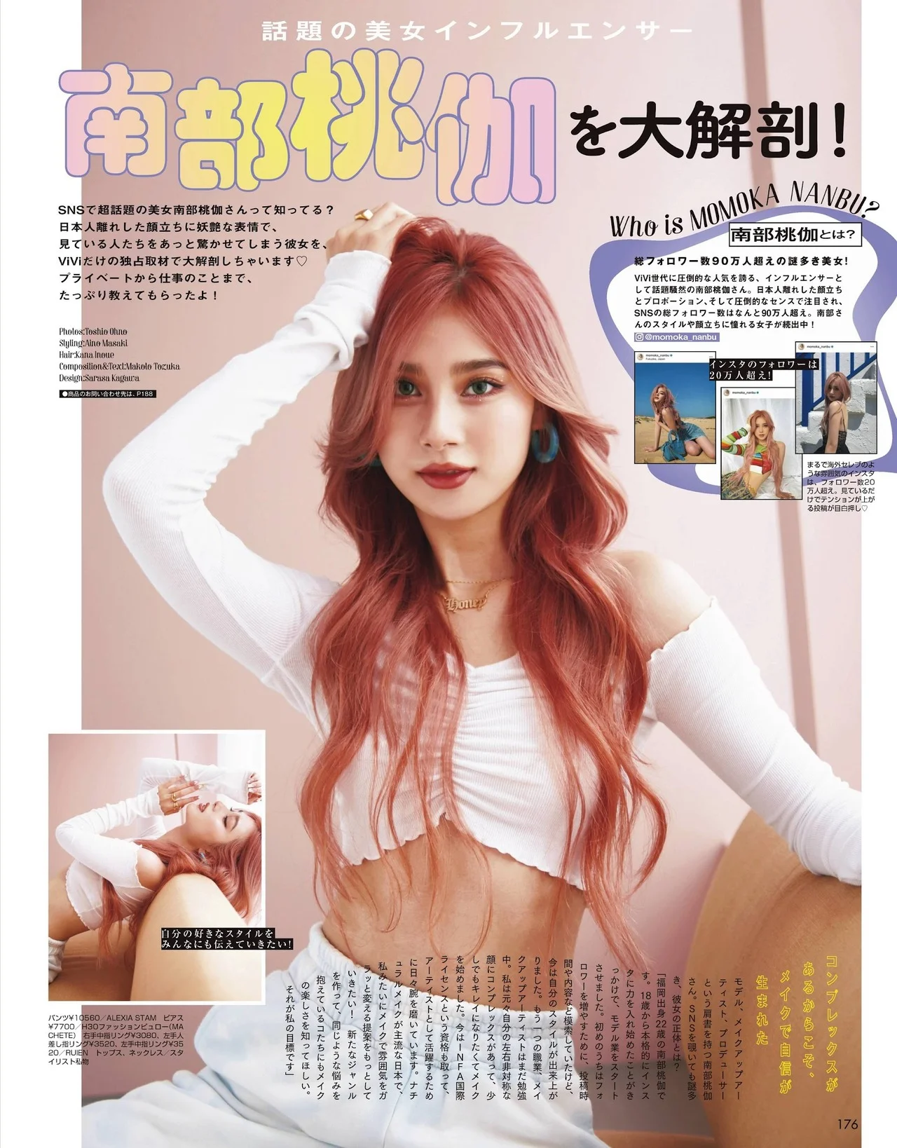 Momoka Nanbu 南部桃伽, ViVi Magazine 2021.11