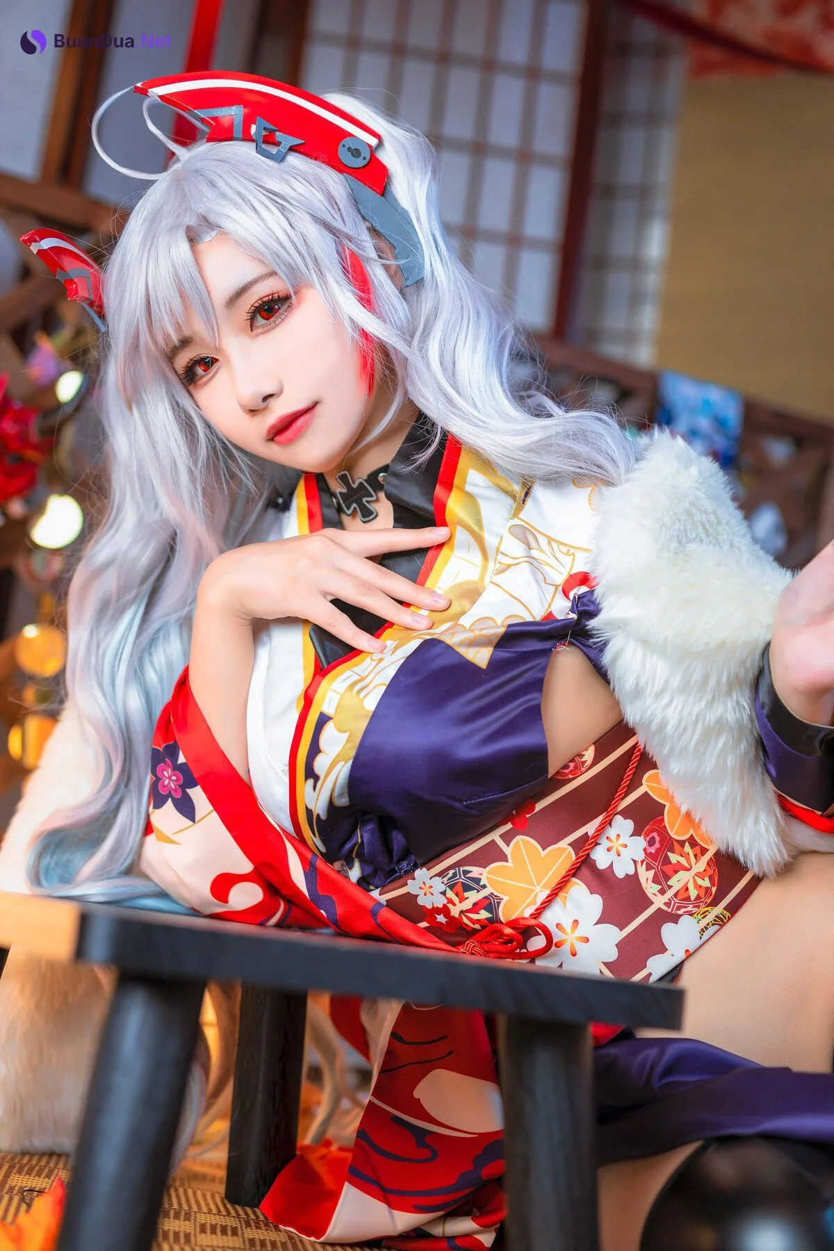 [Momoko葵葵] Prinz Eugen 欧根亲王 和服 - Photo 10