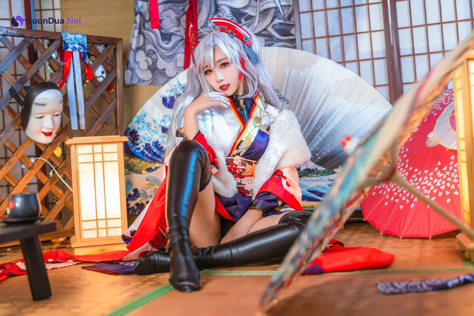 [Momoko葵葵] Prinz Eugen 欧根亲王 和服 - Photo 3