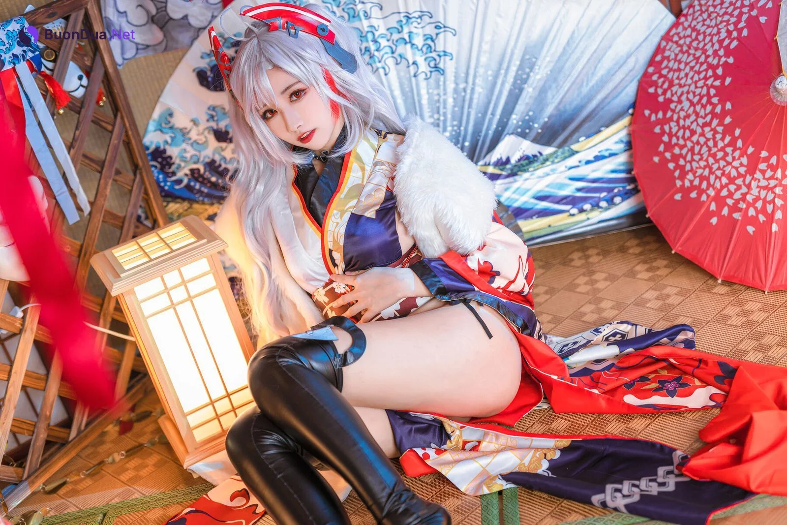 [Momoko葵葵] Prinz Eugen 欧根亲王 和服 - Photo 5