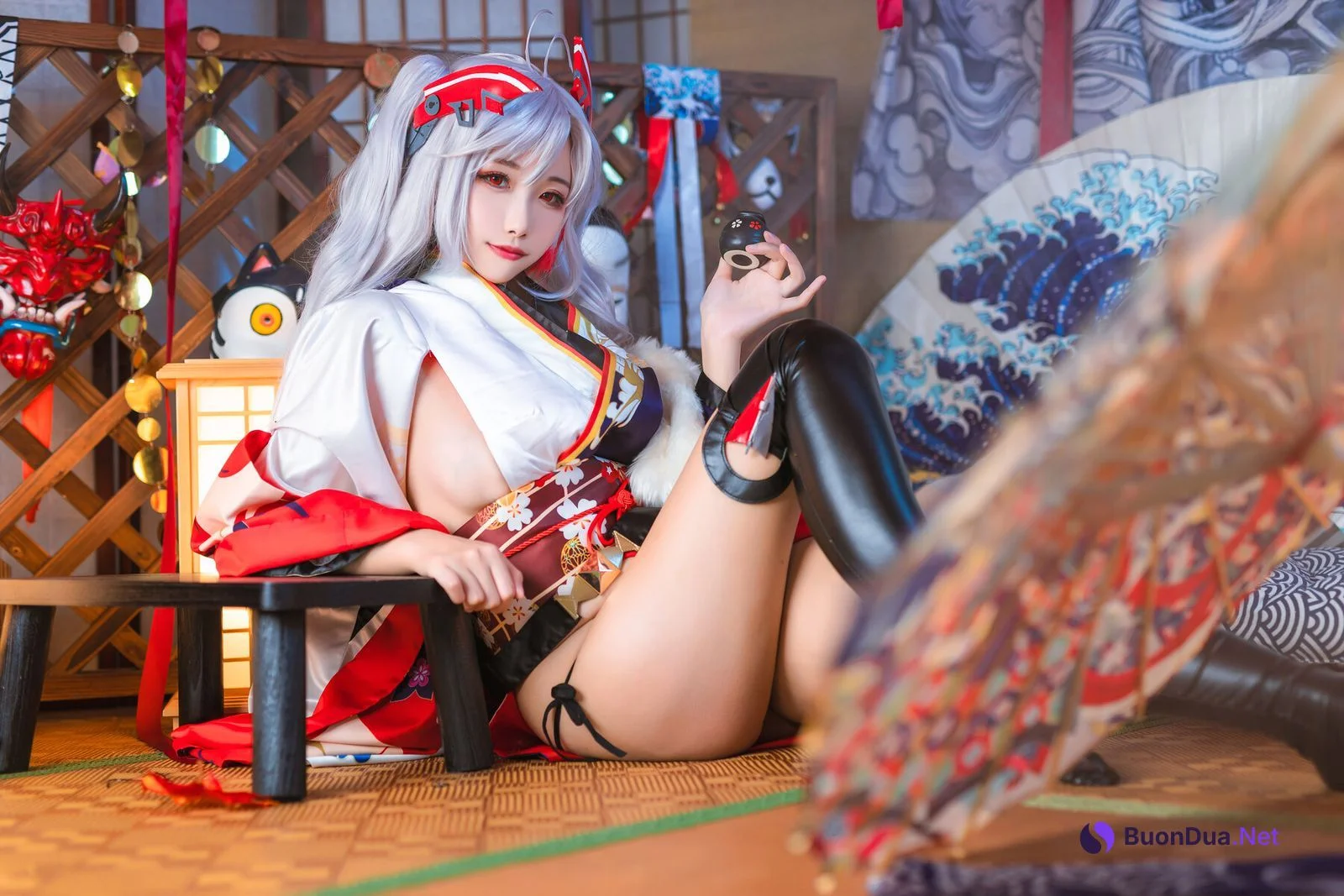 [Momoko葵葵] Prinz Eugen 欧根亲王 和服 - Photo 9