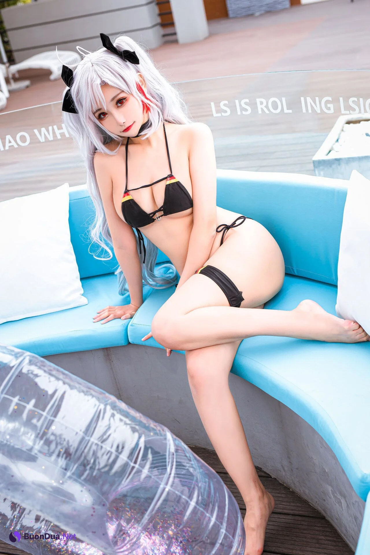 [Momoko葵葵] Prinz Eugen 欧根亲王 Bikini 水着 - Photo 10