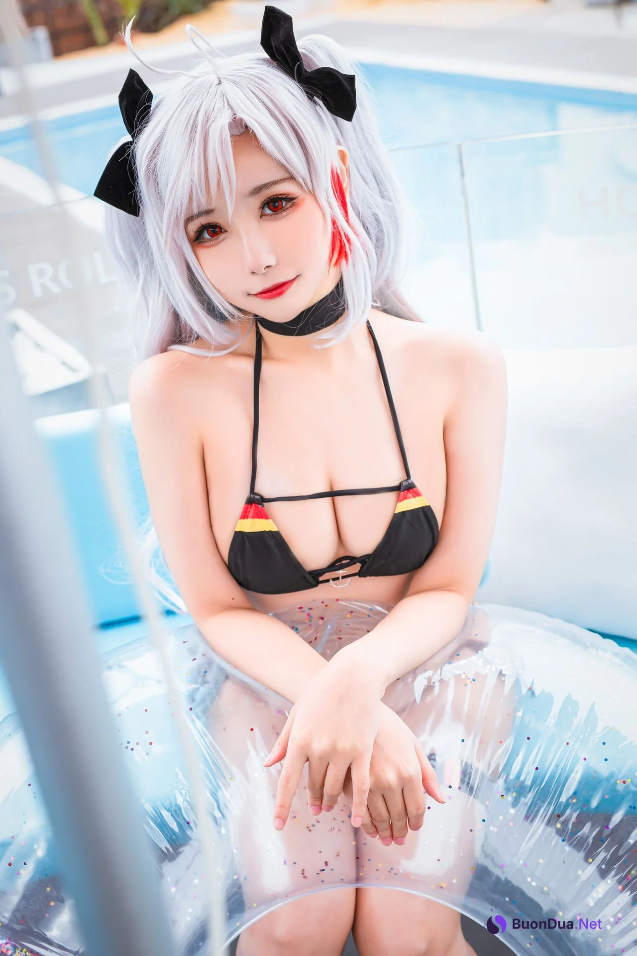 [Momoko葵葵] Prinz Eugen 欧根亲王 Bikini 水着 - Photo 16