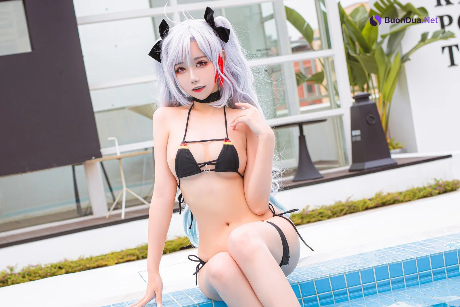 [Momoko葵葵] Prinz Eugen 欧根亲王 Bikini 水着 - Photo 20