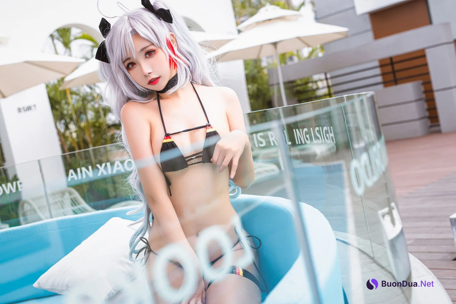 [Momoko葵葵] Prinz Eugen 欧根亲王 Bikini 水着 - Photo 8