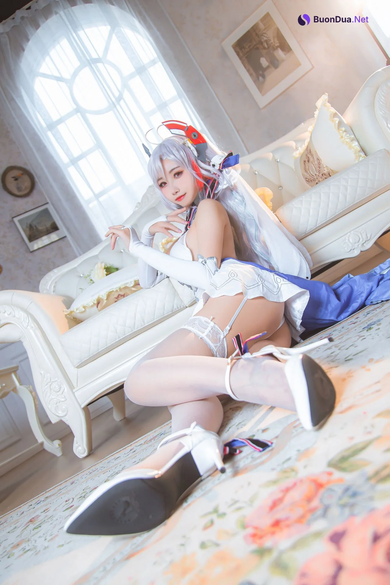 [Momoko葵葵] Prinz Eugen 欧根亲王 花嫁 Bride Ver. - Photo 12