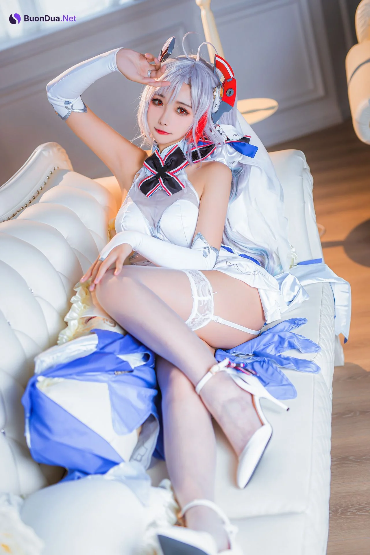[Momoko葵葵] Prinz Eugen 欧根亲王 花嫁 Bride Ver. - Photo 13