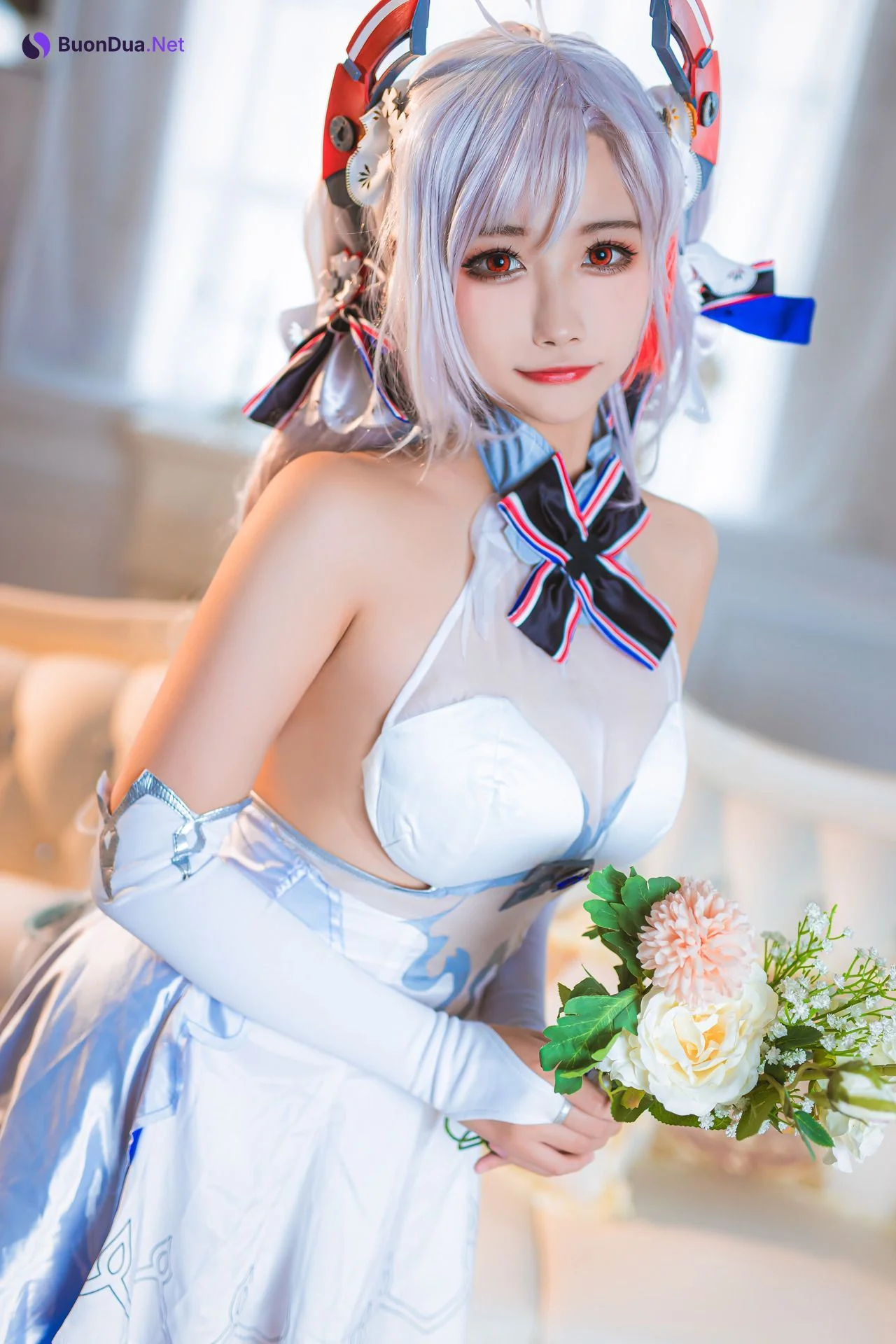 [Momoko葵葵] Prinz Eugen 欧根亲王 花嫁 Bride Ver. - Photo 17