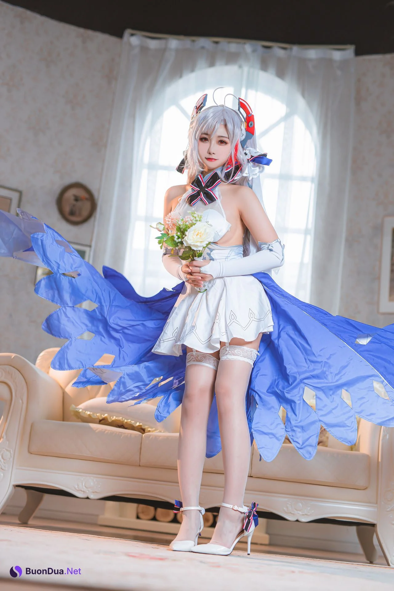 [Momoko葵葵] Prinz Eugen 欧根亲王 花嫁 Bride Ver. - Photo 19