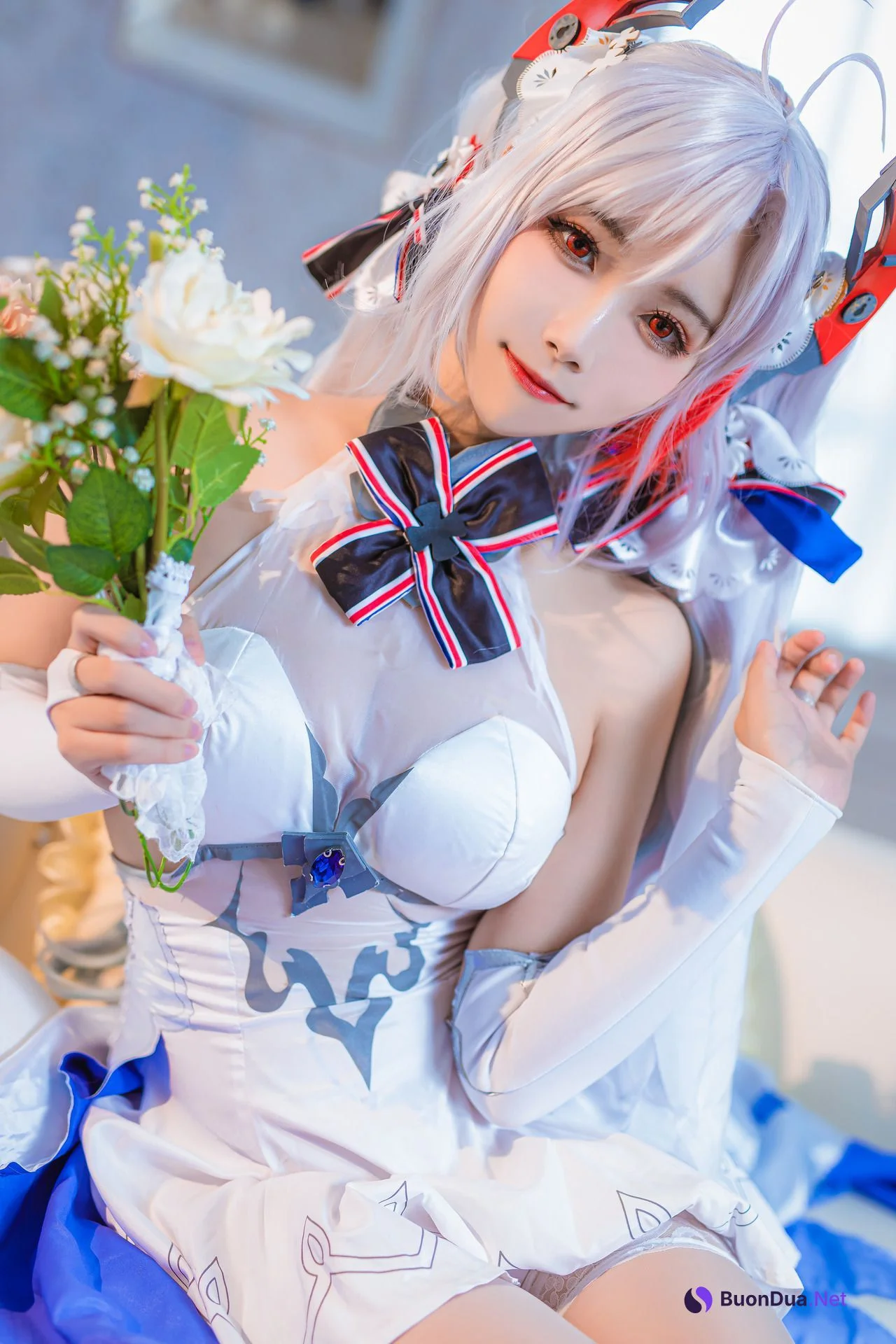 [Momoko葵葵] Prinz Eugen 欧根亲王 花嫁 Bride Ver. - Photo 20