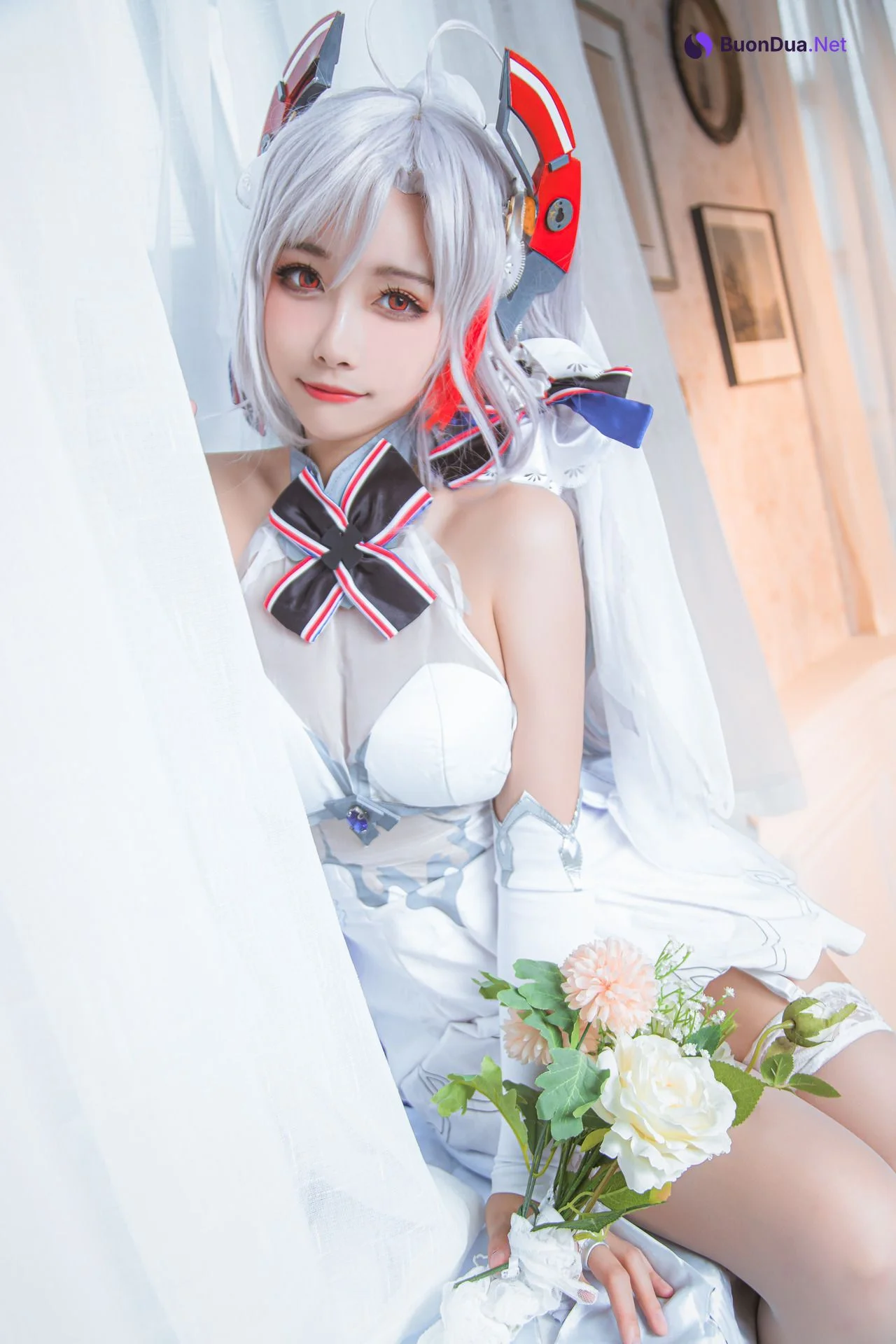 [Momoko葵葵] Prinz Eugen 欧根亲王 花嫁 Bride Ver. - Photo 6