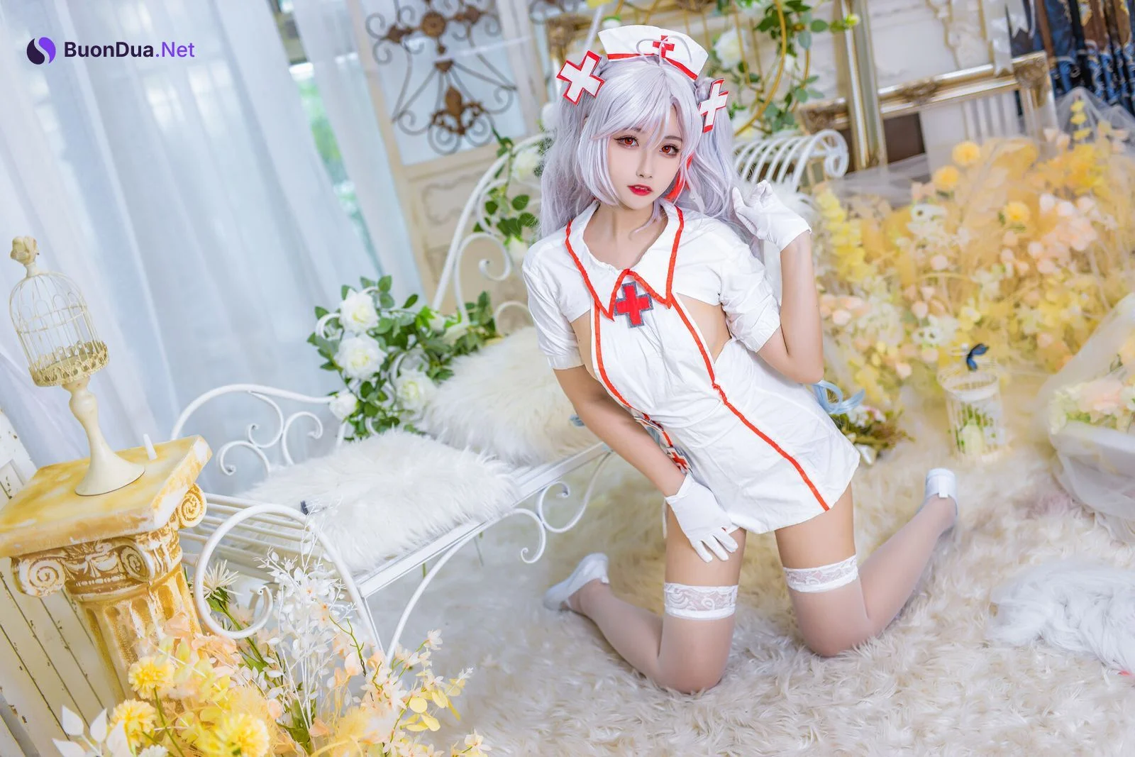 [Momoko葵葵] Prinz Eugen 欧根亲王 Nurse 护士 - Photo 10