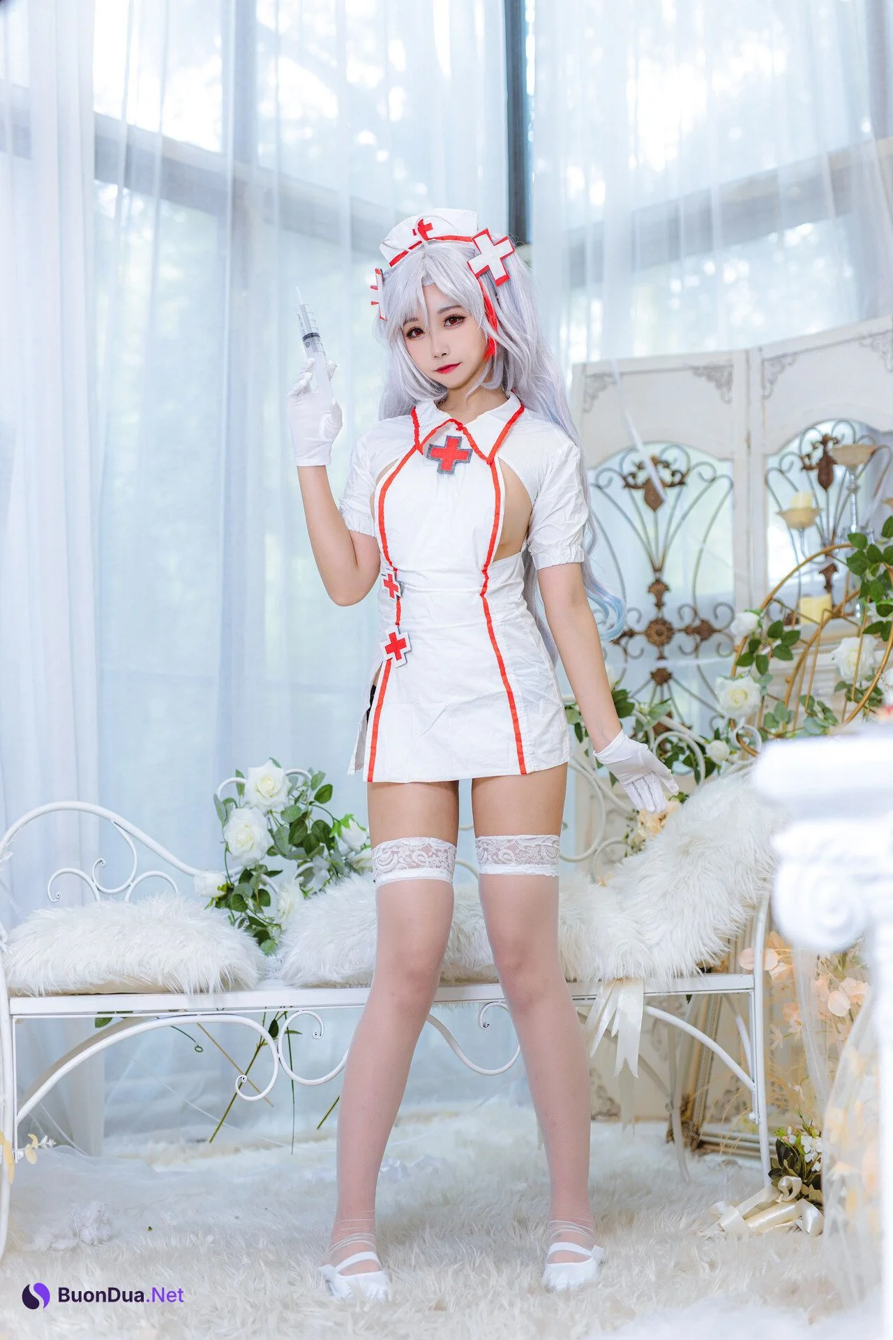 [Momoko葵葵] Prinz Eugen 欧根亲王 Nurse 护士 - Photo 12