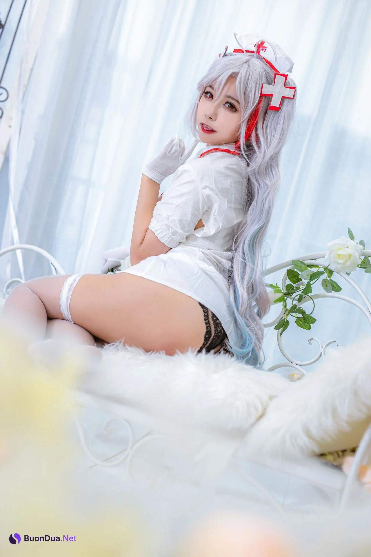 [Momoko葵葵] Prinz Eugen 欧根亲王 Nurse 护士 - Photo 14
