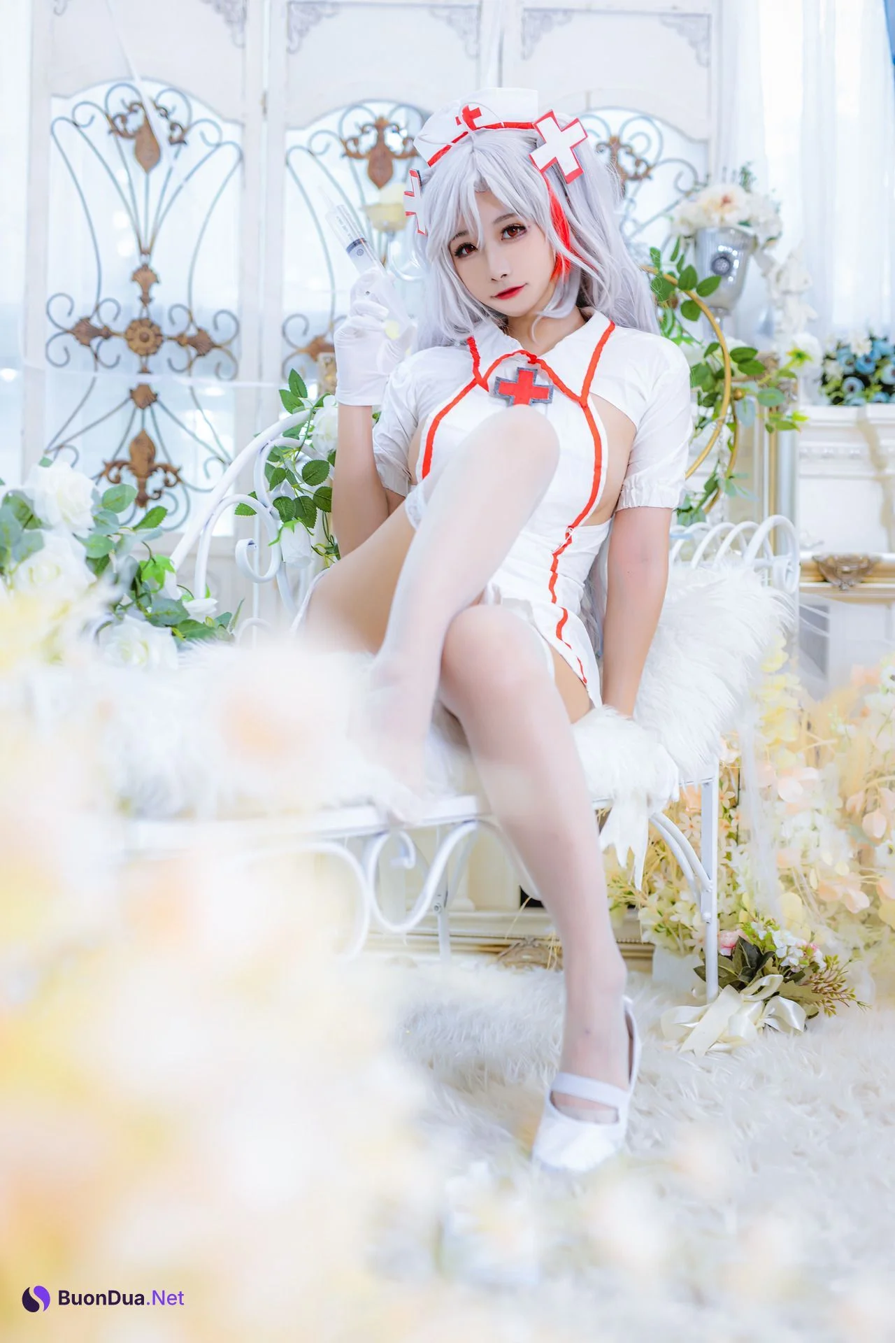 [Momoko葵葵] Prinz Eugen 欧根亲王 Nurse 护士 - Photo 15