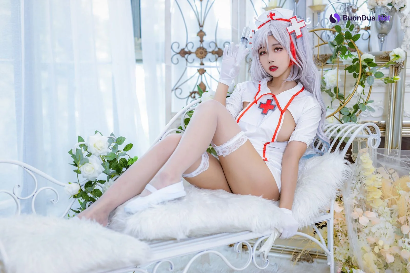 [Momoko葵葵] Prinz Eugen 欧根亲王 Nurse 护士 - Photo 16