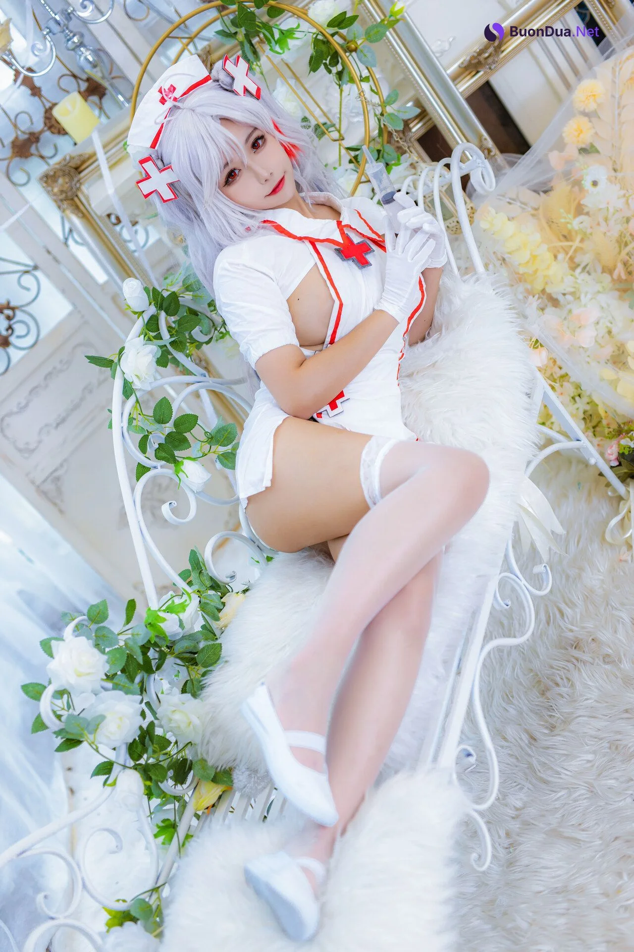 [Momoko葵葵] Prinz Eugen 欧根亲王 Nurse 护士 - Photo 17