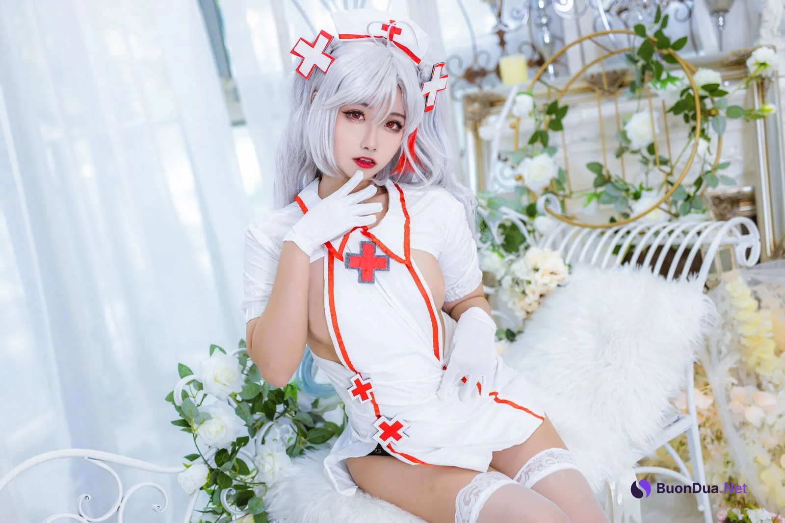 [Momoko葵葵] Prinz Eugen 欧根亲王 Nurse 护士 - Photo 18