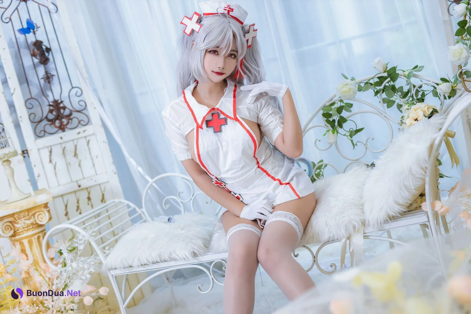 [Momoko葵葵] Prinz Eugen 欧根亲王 Nurse 护士 - Photo 19