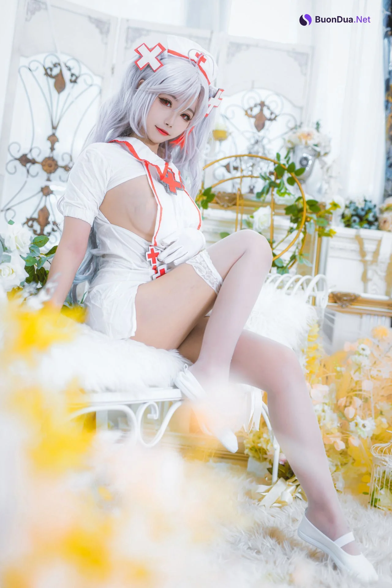 [Momoko葵葵] Prinz Eugen 欧根亲王 Nurse 护士 - Photo 2