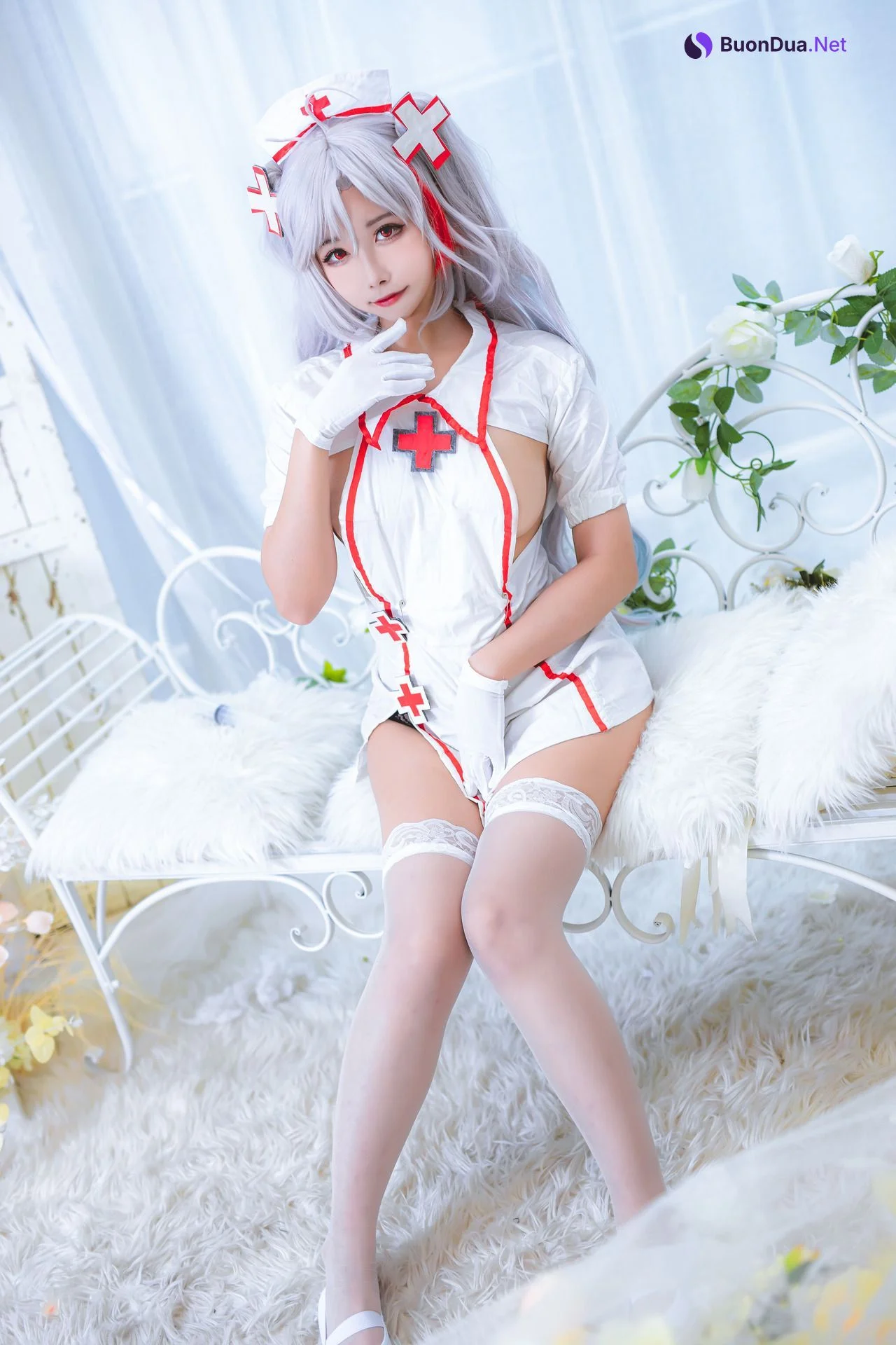 [Momoko葵葵] Prinz Eugen 欧根亲王 Nurse 护士 - Photo 20
