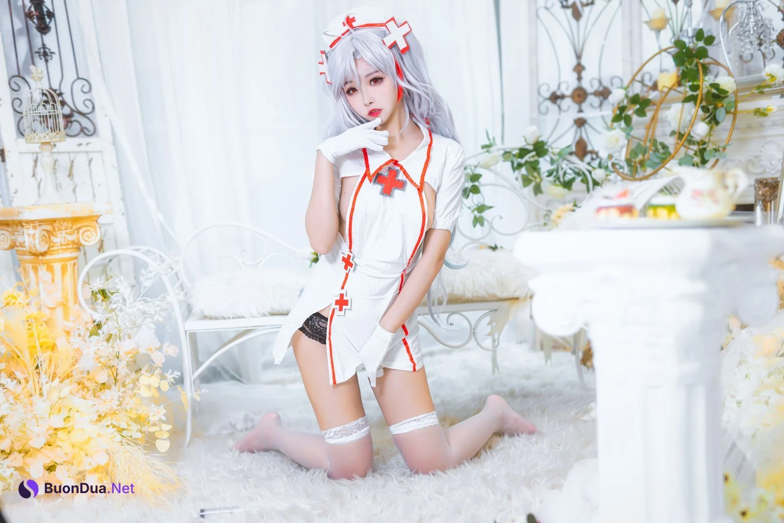 [Momoko葵葵] Prinz Eugen 欧根亲王 Nurse 护士 - Photo 4